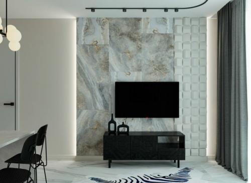 Проект 1-комнатной квартиры 38 м 2 в Сочи. 04