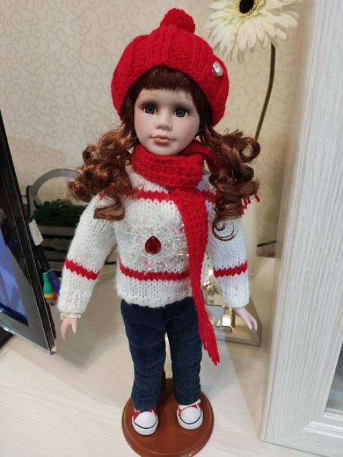 Фарфоровая кукла - изящное неповторимое украшение интерьера. 02