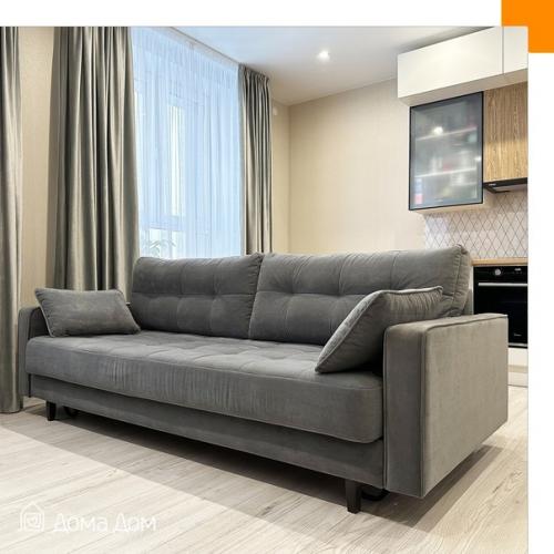 Очень стильный и комфортный диван, красиво и удобно одновременно легко раскладывается, получается большое спальное место. 01