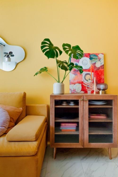 Яркий интерьер однушки 37 кв. 05