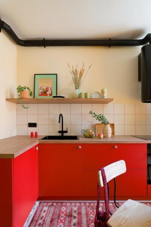 Яркий интерьер однушки 37 кв. 02