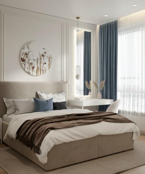 Проект однокомнатной квартиры 38, 5 м 2 в Москве. 08