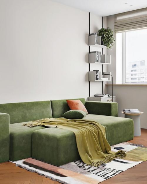 Интерьер кухни - гостиной. 04