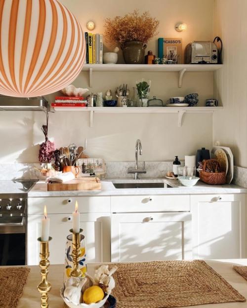 Интересные фактуры и пастельные тона: интерьер арт-директора и консультанта по интерьеру, живущей в Стокгольме. 08