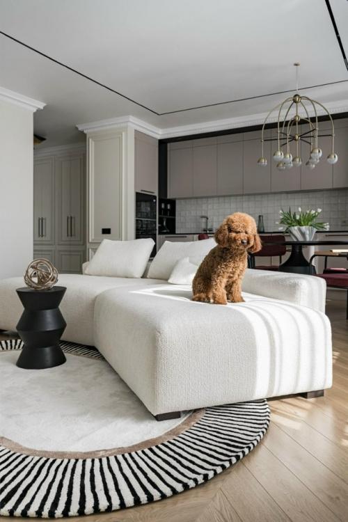 Реализованный интерьер квартиры, площадью 62 кв. 01