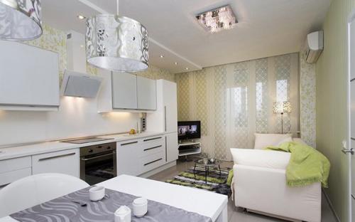 Дизайн интерьер однокомнатной квартиры в СпБ. 03