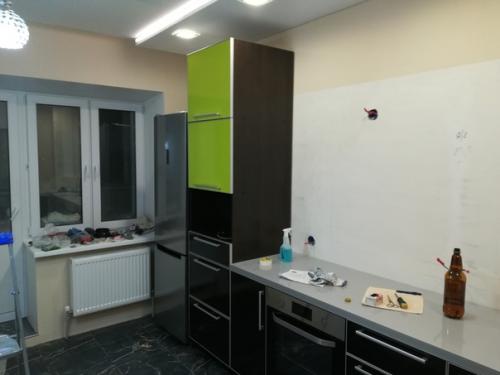 Наша маленькая кухня, всё делали сами. 02