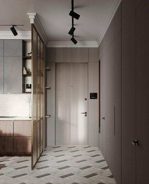 Дизайн проект двухкомнатной квартиры в современном стиле с элементами сканди. 07