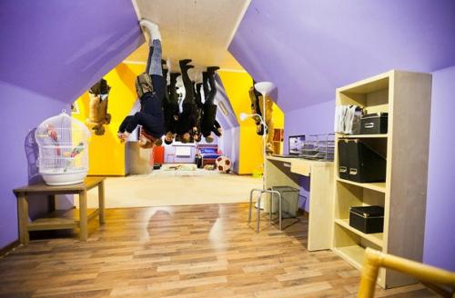 Дом - перевёртыш на Вднх. 01