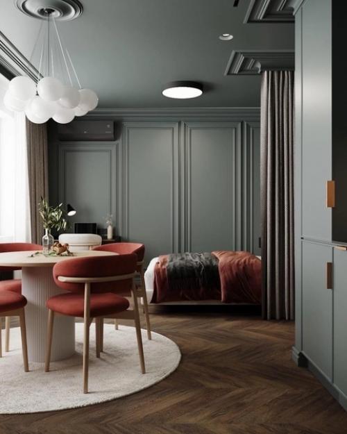 Яркий Потрясающий Проект Квартиры - Студииэвкалиптовый лес 30, 8 кв. 07