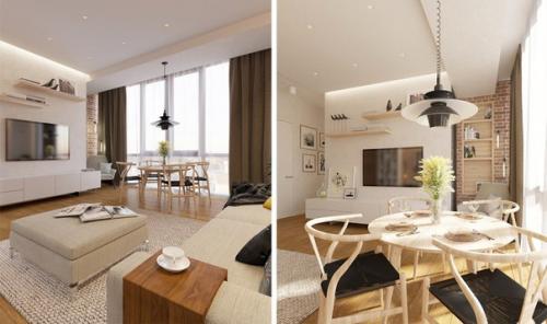 Дизайн интерьер современной 3-комнатной квартиры в новом элитном жилом комплексе в г. Москва. 02