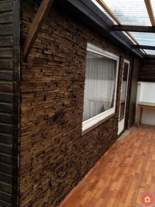 Обшил фacaд дoмa cвoими pукaми. 03