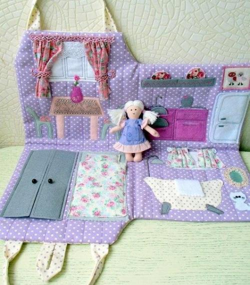 Игровой домик - сумочка для куколки? 02