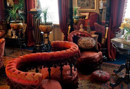 Изысканный викторианский стиль в интерьере. 01