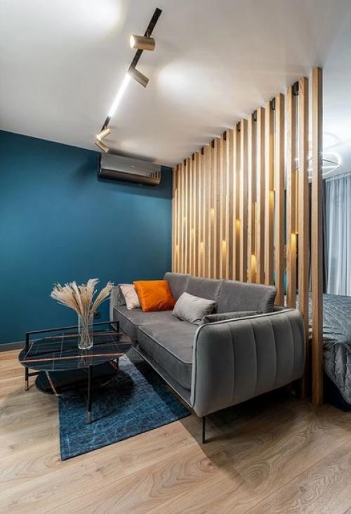 Чудесное преображение единственной комнаты в старой панельной однушке! 01