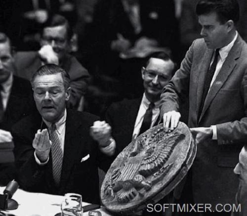 США, история.  Советский Жучок восемь лет в посольстве США находился! 03