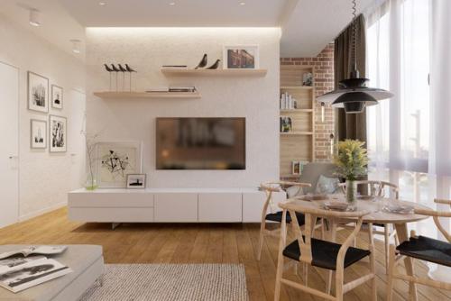 Дизайн интерьер современной 3-комнатной квартиры в новом элитном жилом комплексе в г. Москва. 01