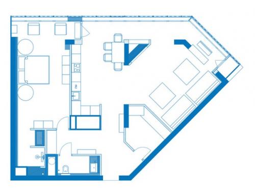 Квартира площадью 105 кв. 09