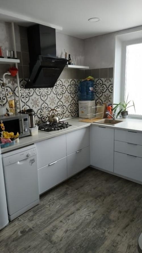 Сделали сами ремонт в кухне. 06