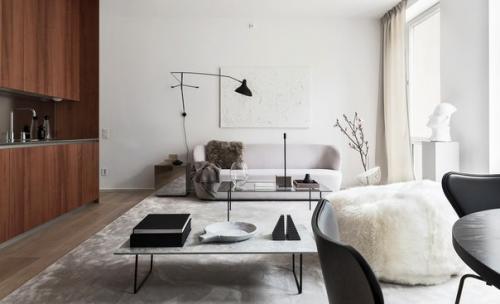 Минималистичная квартира в центре Стокгольма. 01