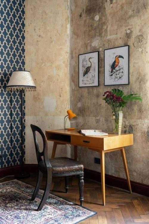 Интерьер квартиры в Санкт-петербурге на стыке стилей. 01