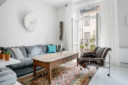 Скандинавский интерьер с винтажными нотками (59 кв. 04 Скандинавский интерьер с винтажными нотками (59 кв. 04