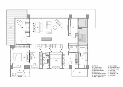 Лофт с видом на город тайбэй. 09