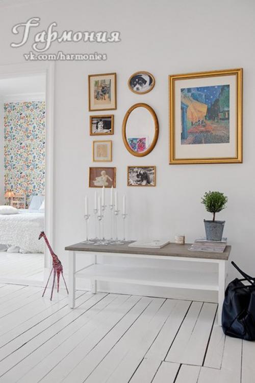 Стильная эклектика - летний интерьер в белом. 02