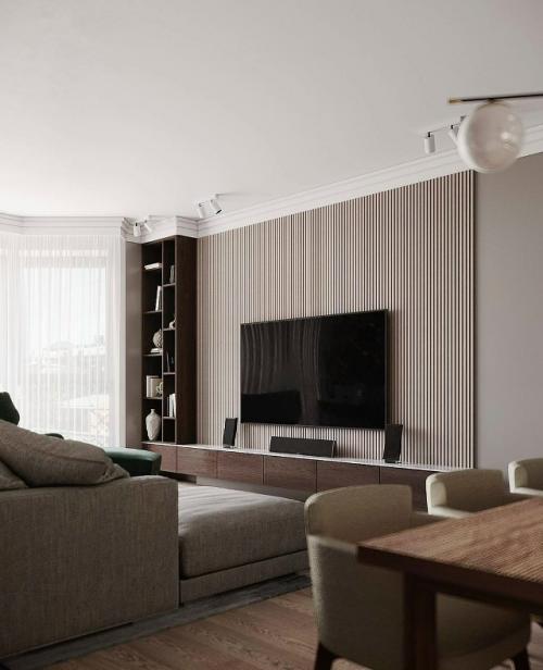 Дизайн проект двухкомнатной квартиры в современном стиле с элементами сканди. 02