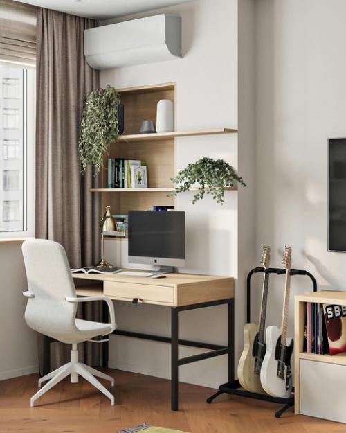 Интерьер кухни - гостиной. 03