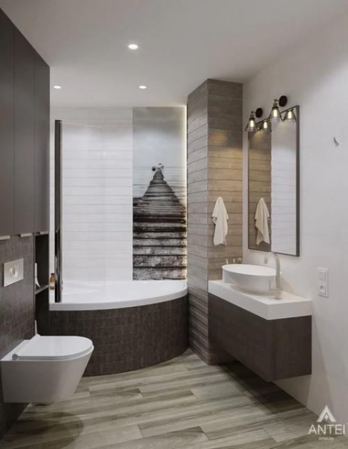 Эко - минимализм в интерьере однокомнатной квартиры в Гомеле. 09