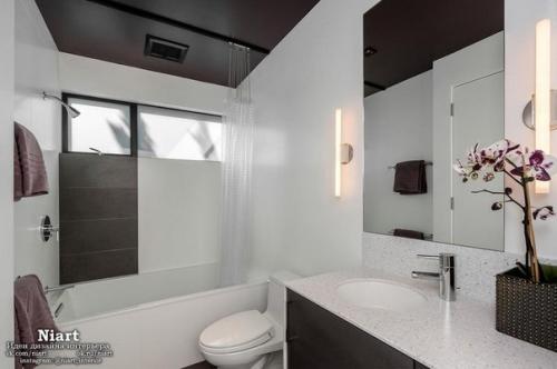 Шторки для ванной комнаты: виды, материалы, способы крепления. 08