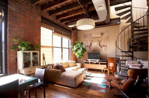Лофт или нью-йоркский стиль в интерьере. 04