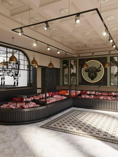 Моя студия дизайна интерьера Vitta Group создаёт особенное пространство в Армении - мясной магазин, но не просто магазин, а мясной бутик. 04