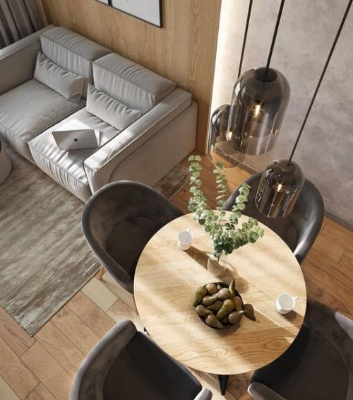 Замечательный дизайн кухни - гостиной от Atmosphera Interiors. 05