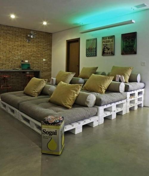 Бюджетные идеи: мебель из паллет. 08