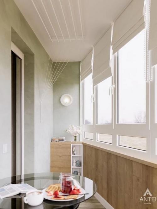 Эко - минимализм в интерьере однокомнатной квартиры в Гомеле. 06