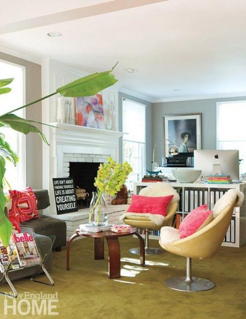 Яркий дом дизайнера в США. 08