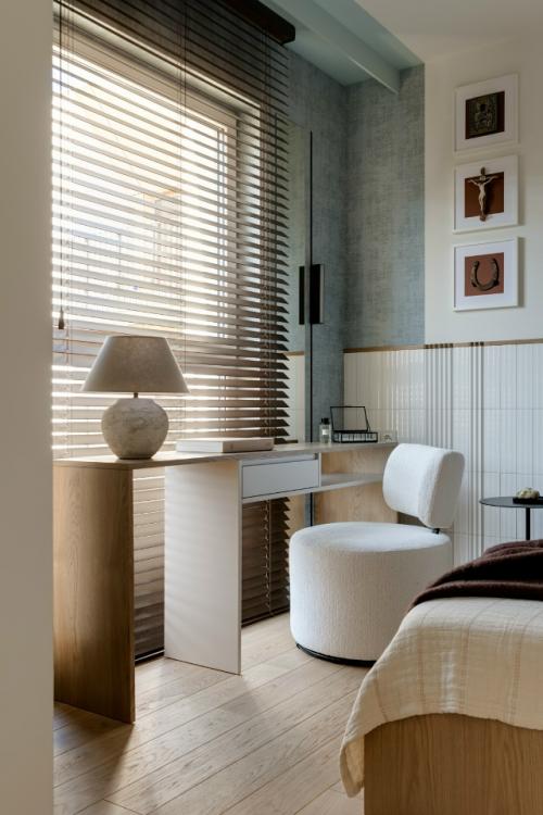 Эстетичный и функциональный интерьер 1-комнатной квартиры 35, 5 м 2 в центре Кракова, Польша. 07