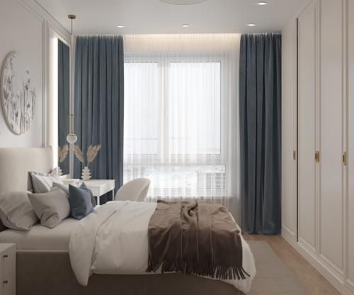 Проект однокомнатной квартиры 38, 5 м 2 в Москве. 09