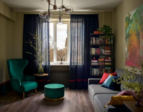 Квартира в Екатеринбурге по проекту Светланы Басаргиной, 49 м.