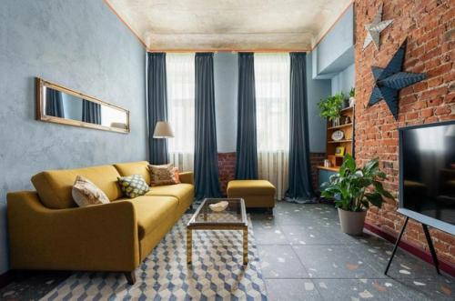 Интерьер квартиры в Санкт-петербурге на стыке стилей. 02