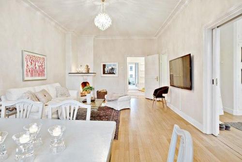 Интерьер квартиры с нотками романтики. 01