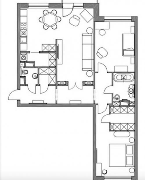 Дизайн интерьера в современной классике. 07