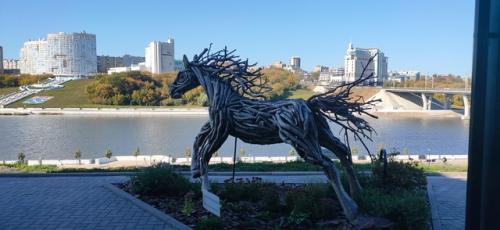 Ресторан сувары.  Очень колоритно, вкусно, еда чувашская. 01