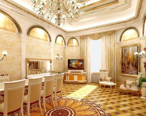 Дизайн интерьера в стиле ампир. 01