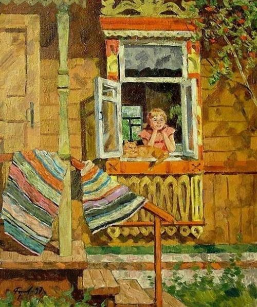 Домотканые половики (дорожки) - простая красота. 02