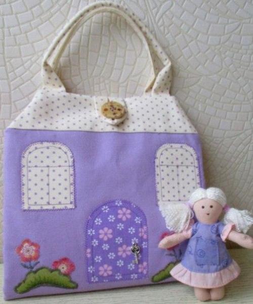 Игровой домик - сумочка для куколки? 07