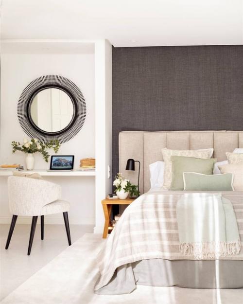 Где разместить круглое зеркало? 04