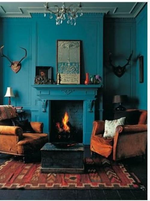 Стильные темные интерьеры? 05